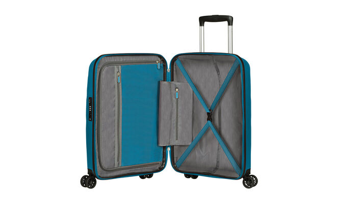 Organisation intérieure avec poche tablier zippée supplémentaire