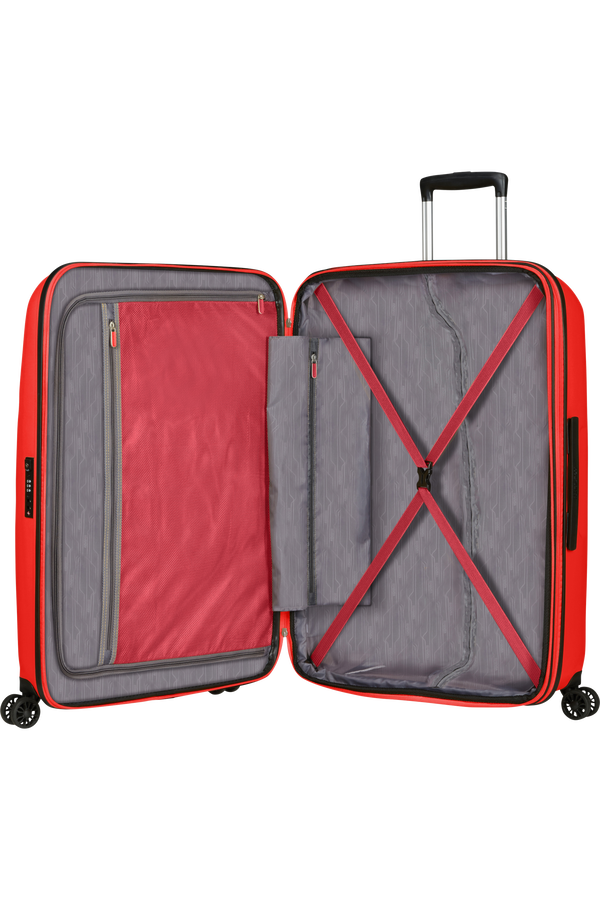 American Tourister Bon Air Dlx Spinner TSA Expandable 75cm  Magma Red