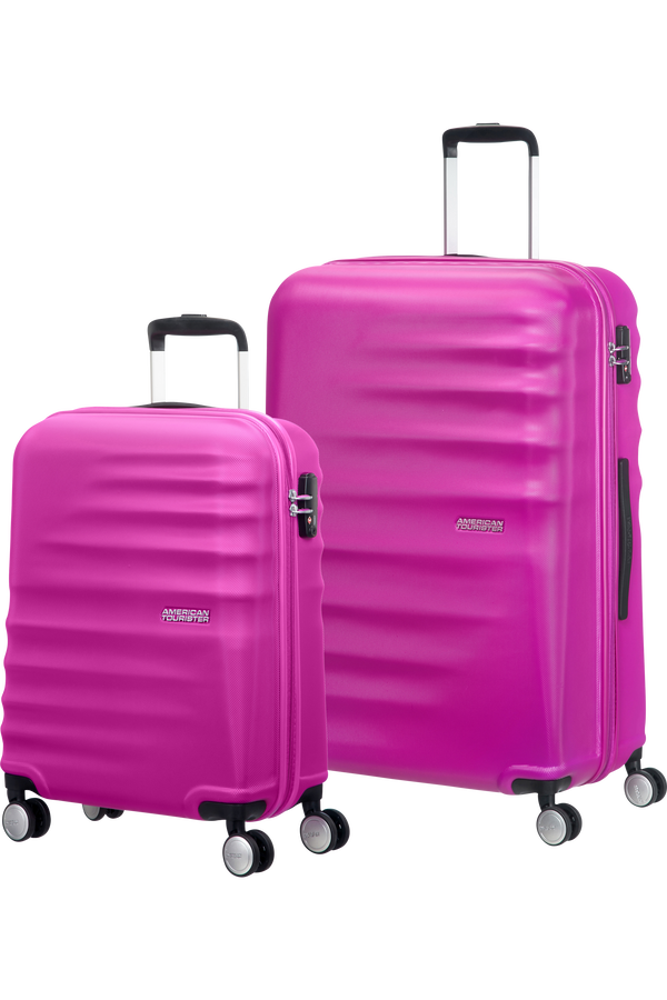 American Tourister Wavebreaker 2 PC Set A Hot Lips Pink