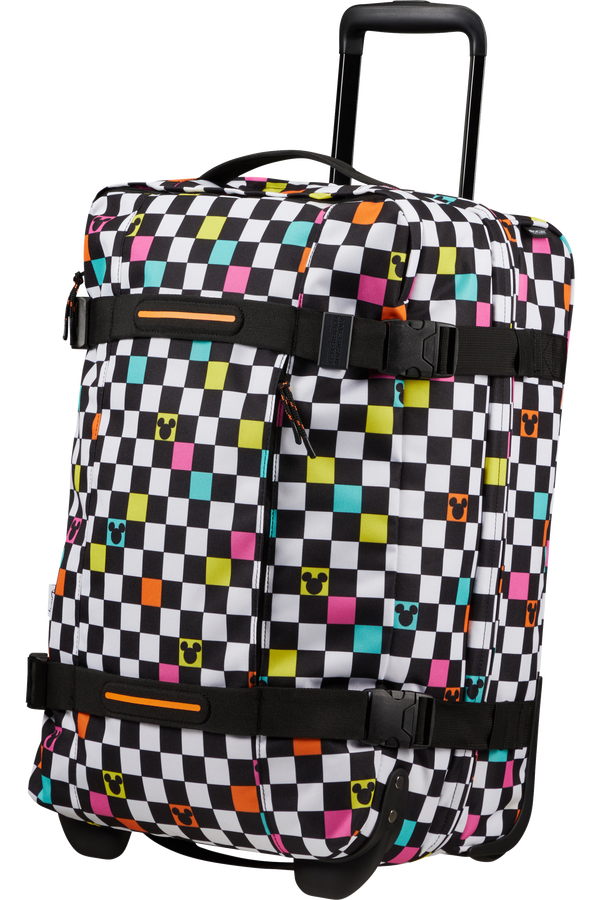 American Tourister Urban Track Disney Duffle with Wheels Disney S  Mickey Check
