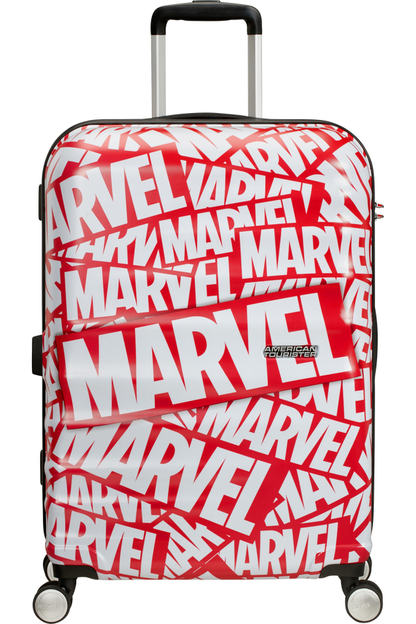 American Tourister Wavebreaker Disney Spinner Marvel 67cm  Marvel Logo