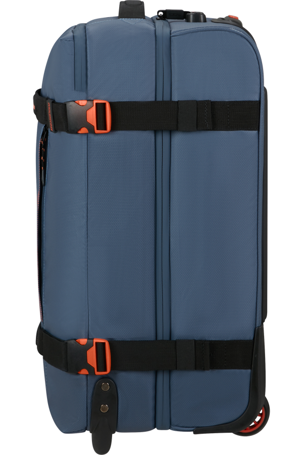 American Tourister Urban Track Duffle with Wheels Coated S  Navy/Orange
