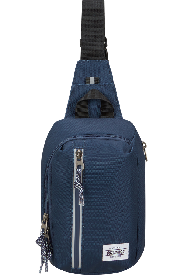 American Tourister Brightup Sling Bag Zip  Marine