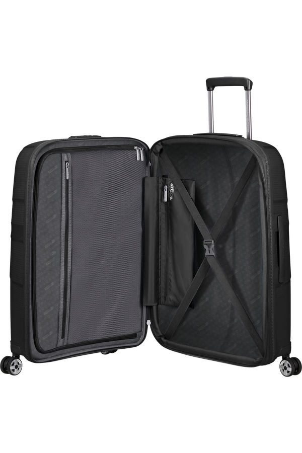 American Tourister Starvibe Spinner Expandable TSA 67cm Schwarz