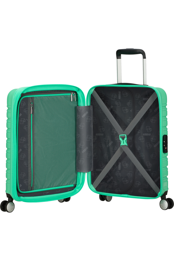 American Tourister Flashline Pop Spinner Exp TSA 55cm  Light Green