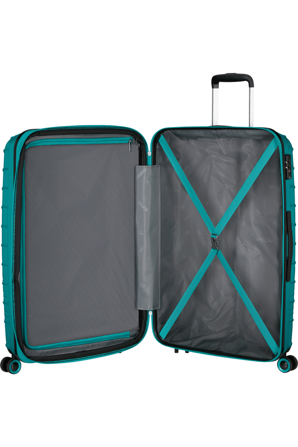 American Tourister Speedstar Spinner 77/28 Exp Tsa  Turquoise fonc&eacute;