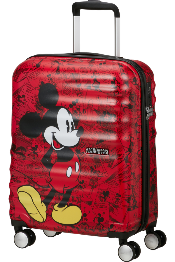 American Tourister Disney Wavebreaker Spinner TSA Disney Fl 55cm  Mickey Comics Red