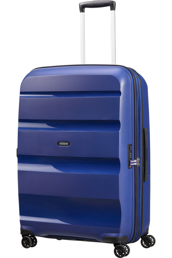 American Tourister Bon Air Dlx Spinner TSA Expandable 75cm  Bleu marine fonc&eacute;