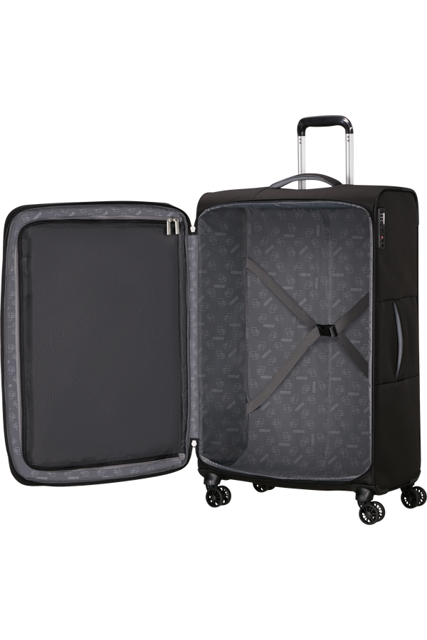 American Tourister Cloudrider Spinner EXP TSA L  Jet Black