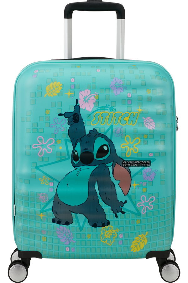 American Tourister Disney Wavebreaker Spinner TSA Disney Fl 55cm  Stitch Flower