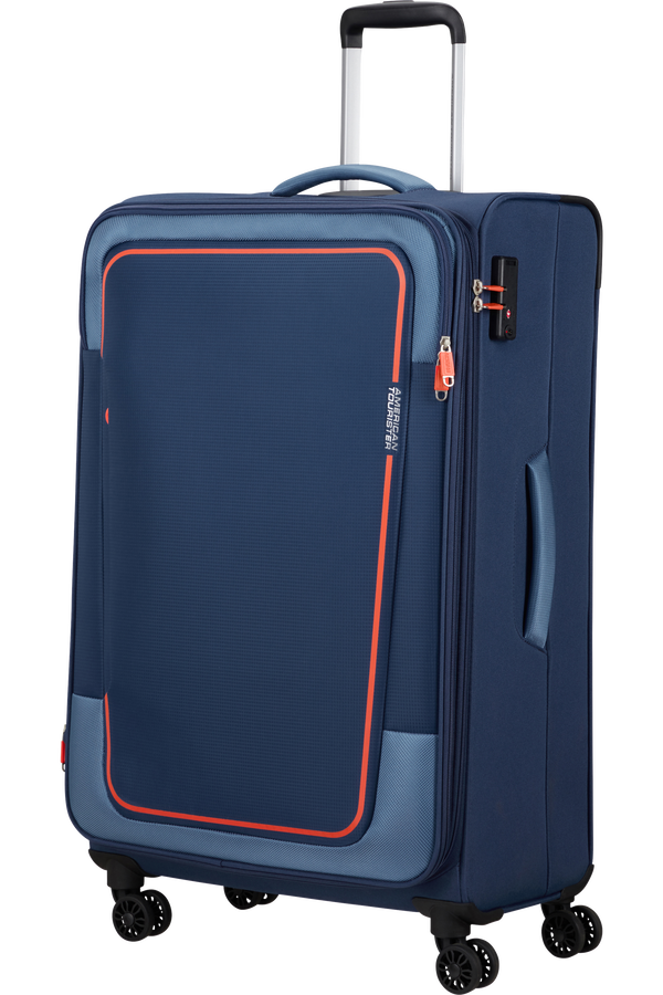 American Tourister Pulsonic Spinner Expandable 81cm  Combat Navy