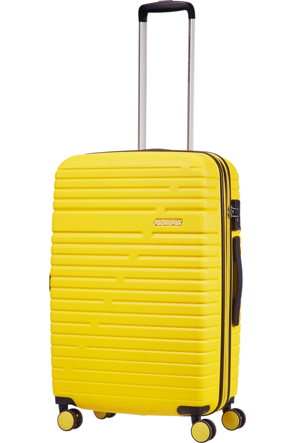 American Tourister Aero Racer Spinner M Expandable 68cm  Lemon Yellow