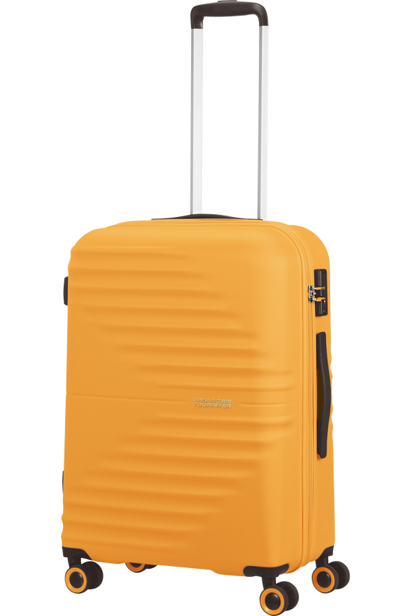 American Tourister Wavetwister Spinner TSA 66cm  Jaune