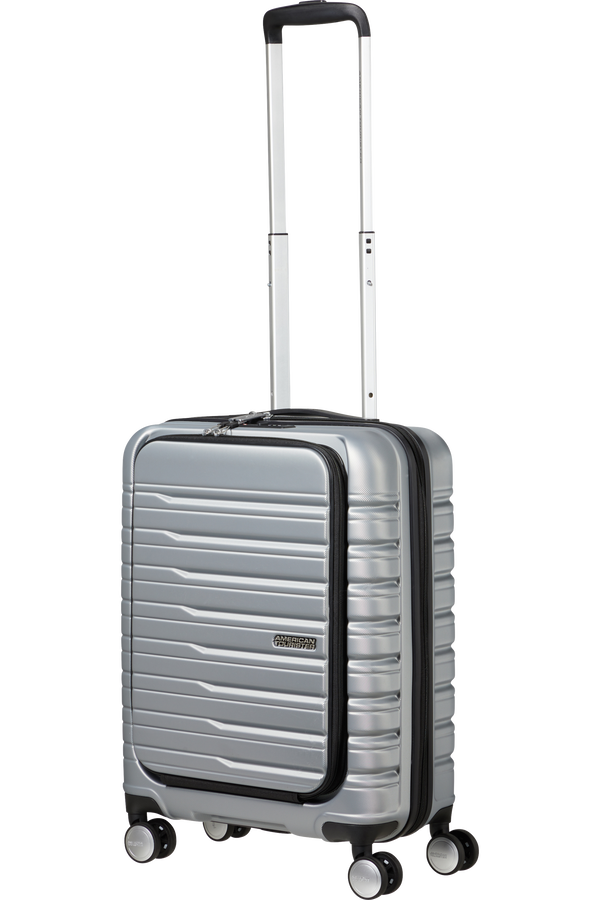 American Tourister Flashline SPIN. 55/20 FRONTLOADER  Sky Silver