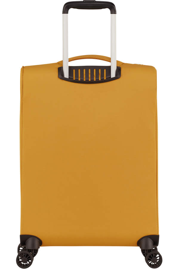 American Tourister Lite Ray Spinner TSA Expandable 55cm  Golden Yellow