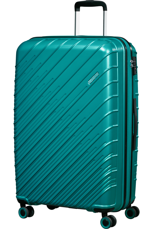 American Tourister Speedstar Spinner 77/28 Exp Tsa  Turquoise fonc&eacute;