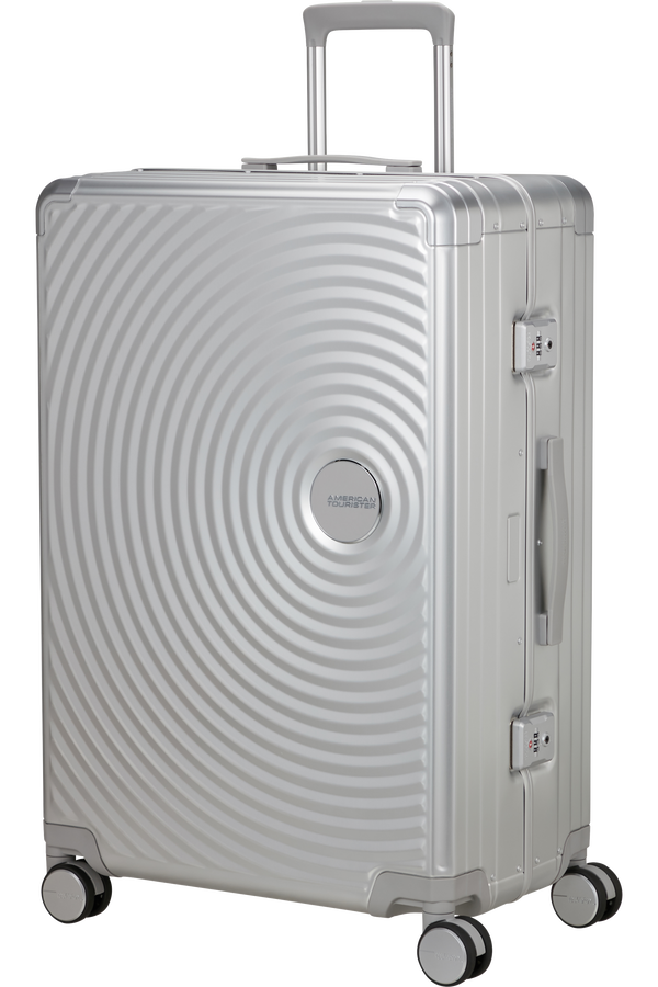 American Tourister Soundbox Alu Spinner TSA 77cm  Argent