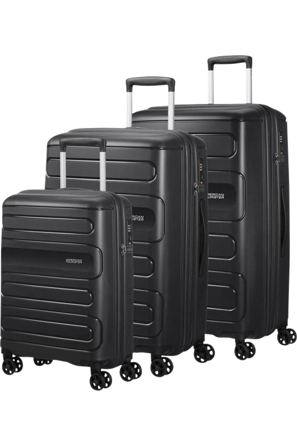 American Tourister Sunside 3 Pc Set C  Noir