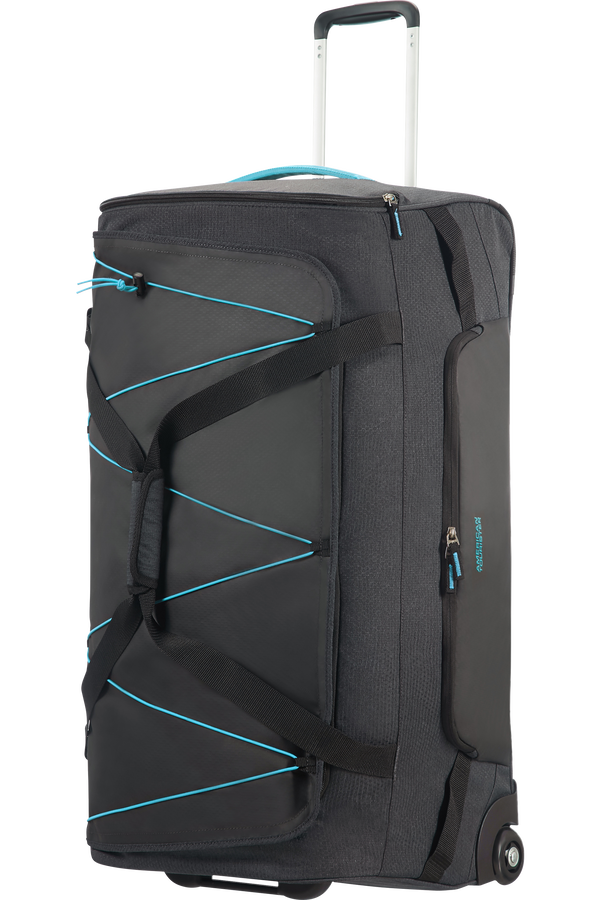 American Tourister Road Quest Duffle with Wheels L  Graphite/Turquoise