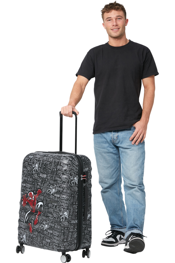 American Tourister Wavebreaker Disney Spinner 67cm  Spiderman Sketch
