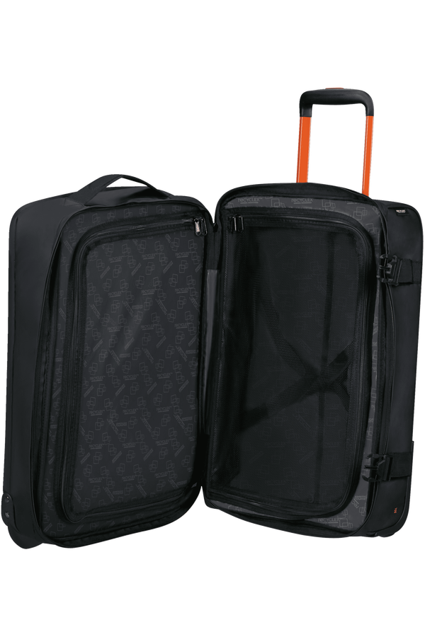 American Tourister Urban Track Duffle with Wheels Lmtd S  Black/Orange