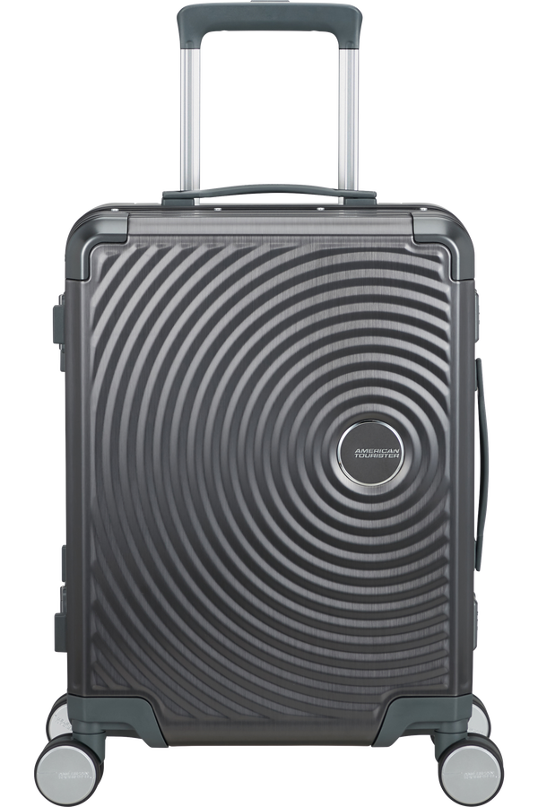 American Tourister Soundbox Alu Spinner TSA 55cm  Brushed Anthracite