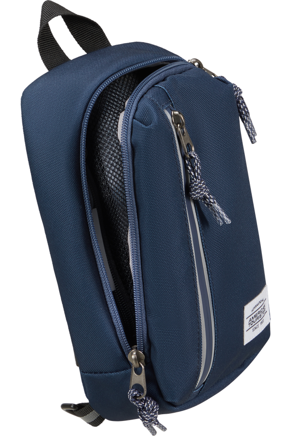 American Tourister Brightup Sling Bag Zip  Marine