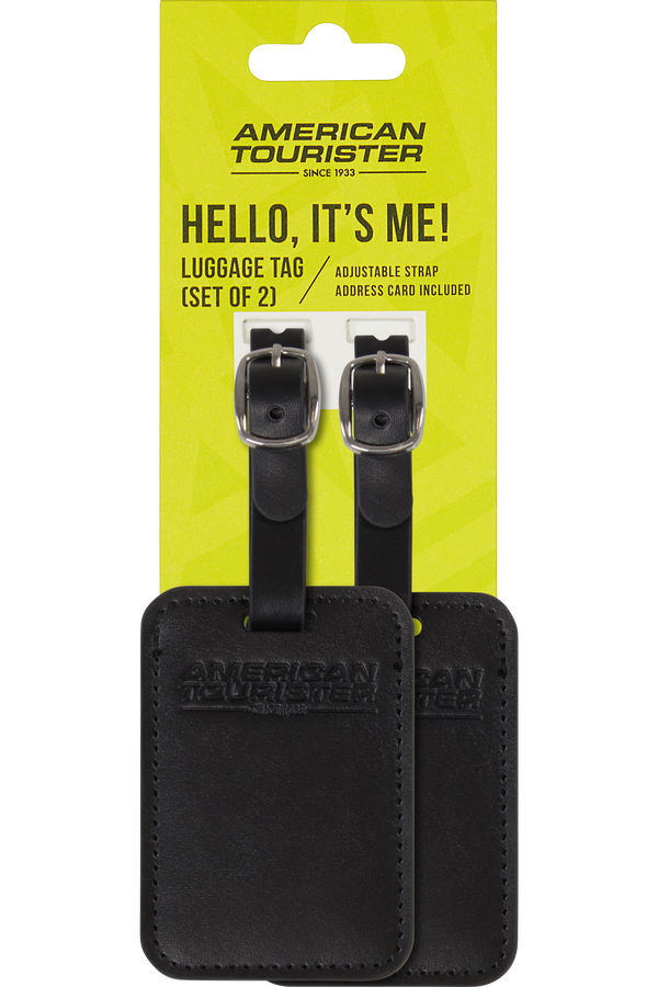 American Tourister American Tourist. Ta Luggage Tag X2  Noir
