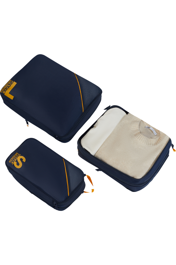 Packing Cubes Set de 3 organisateurs de bagages
