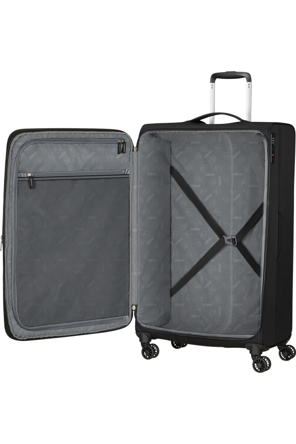 American Tourister Aerospin Spinner Expandable L  Noir