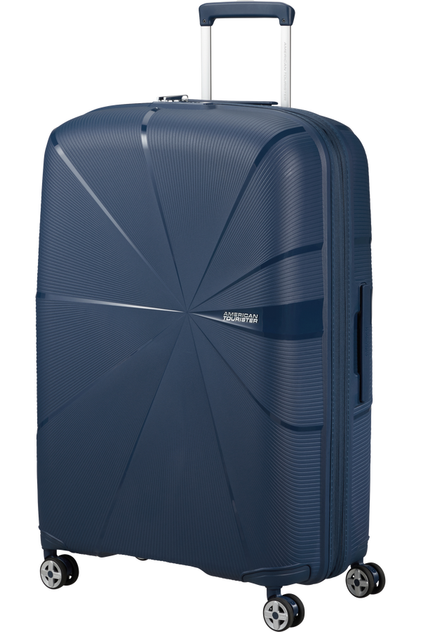 American Tourister Starvibe Spinner Expandable 77cm Navy