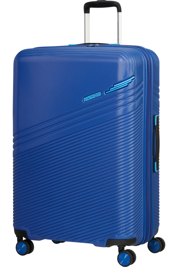 American Tourister Triple Trace Spinner TSA Expandable 76cm  Navy/Blue