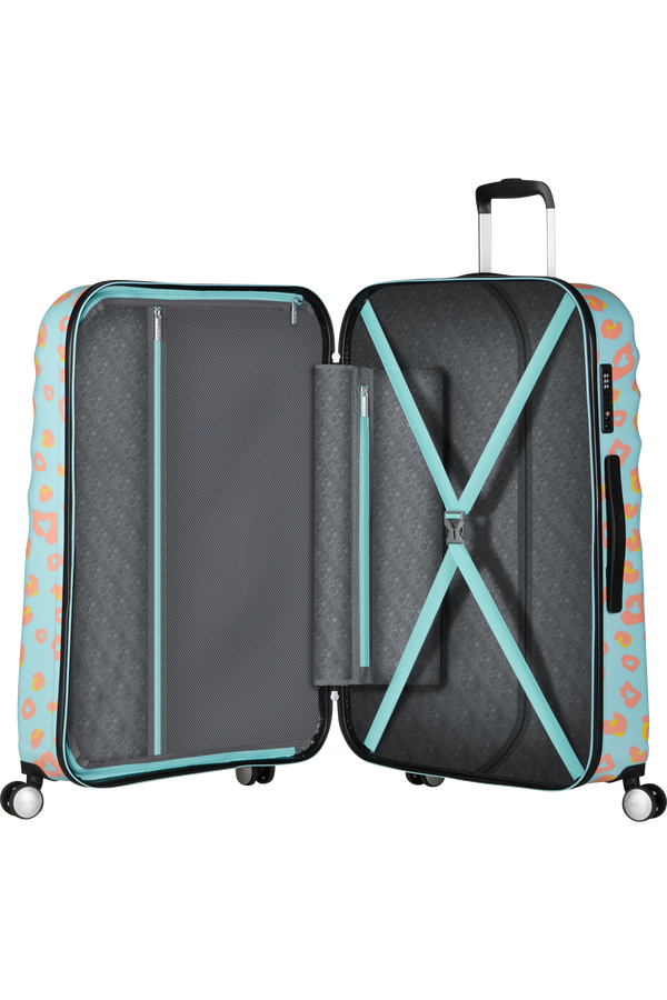 American Tourister Disney Wavebreaker Spinner TSA Disney Fl 77cm  Minnie Pastel Dots