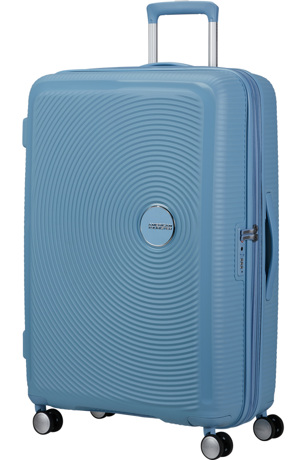 American Tourister SoundBox Spinner TSA Expandable 77cm  Sea Shimmer