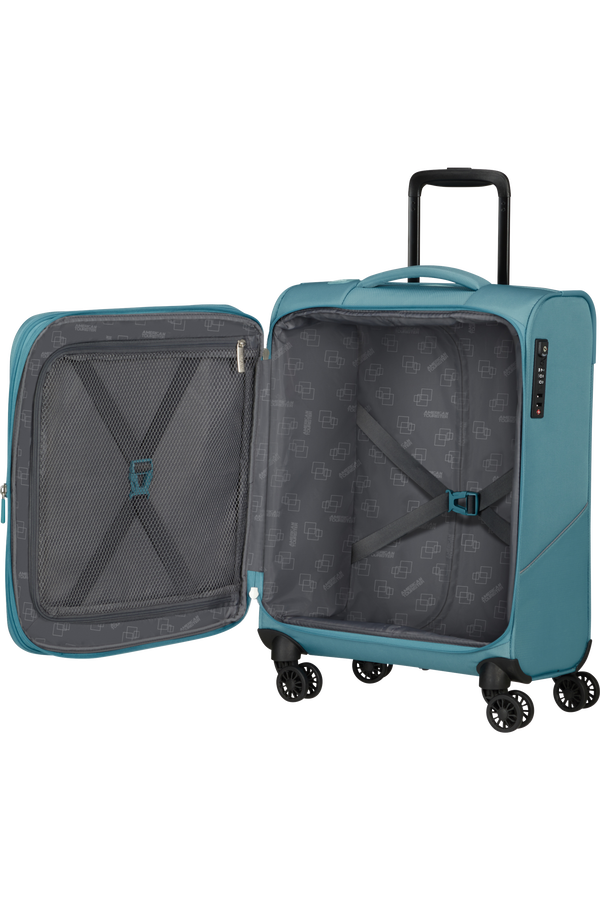 American Tourister SummerRide Spinner S EXP TSA 55cm Bleu Vent