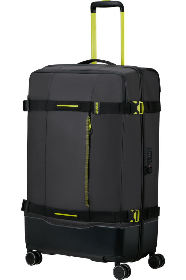 American Tourister Urban Track Spinner L TSA Coated 79cm  Black/Lime