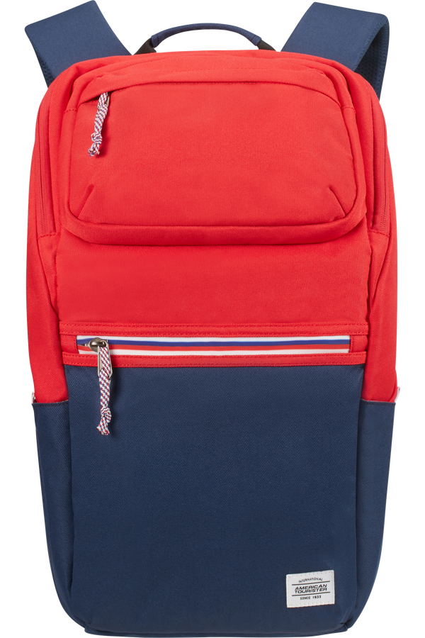 American Tourister Upbeat Laptop Backpack Zip 15.6'  Blue/Rouge