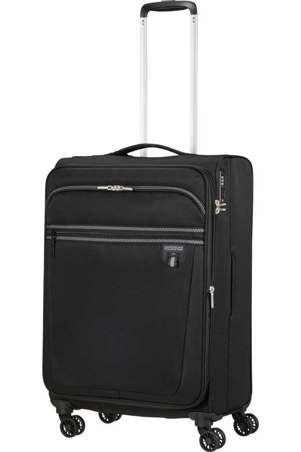 American Tourister Aerospin Spinner Expandable M  Schwarz