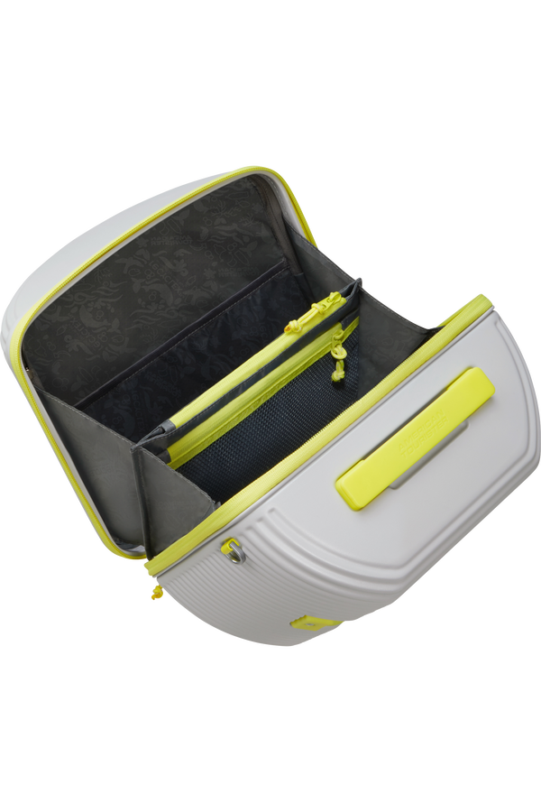 American Tourister Rollio Beauty Case  Light Grey/Lime