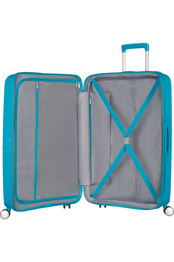 American Tourister Soundbox Spinner extensible 67cm Summer Blue