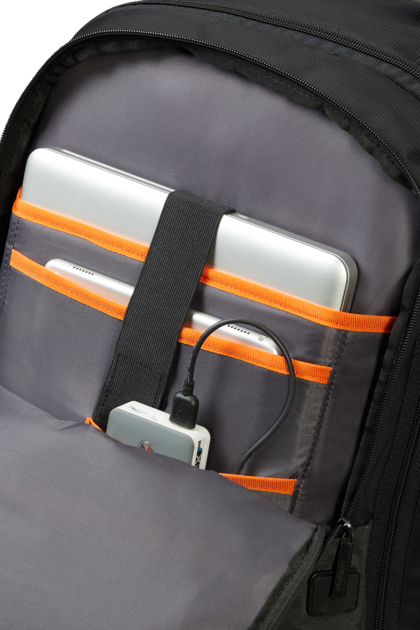 American Tourister At Work Laptop Backpack with Wheels Camo 15.6'  Schwarz