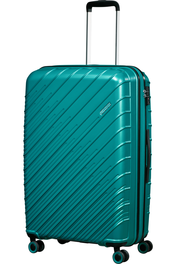 American Tourister Speedstar Spinner 77/28 Exp Tsa  Turquoise fonc&eacute;
