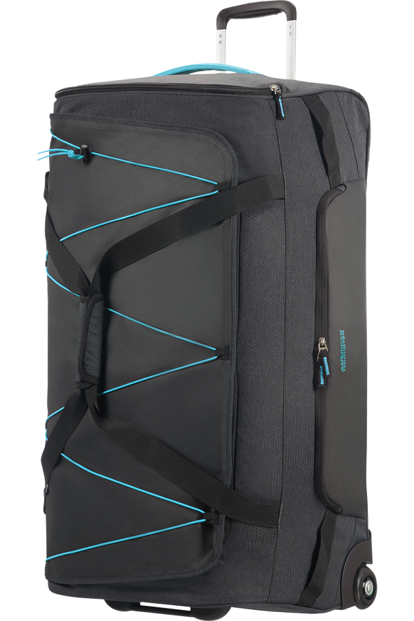 American Tourister Road Quest Duffle with Wheels L  Graphite/Turquoise