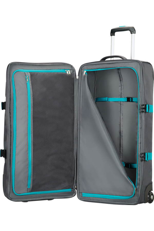 American Tourister Road Quest Reisetasche mit Rollen L  Grey/Turquoise