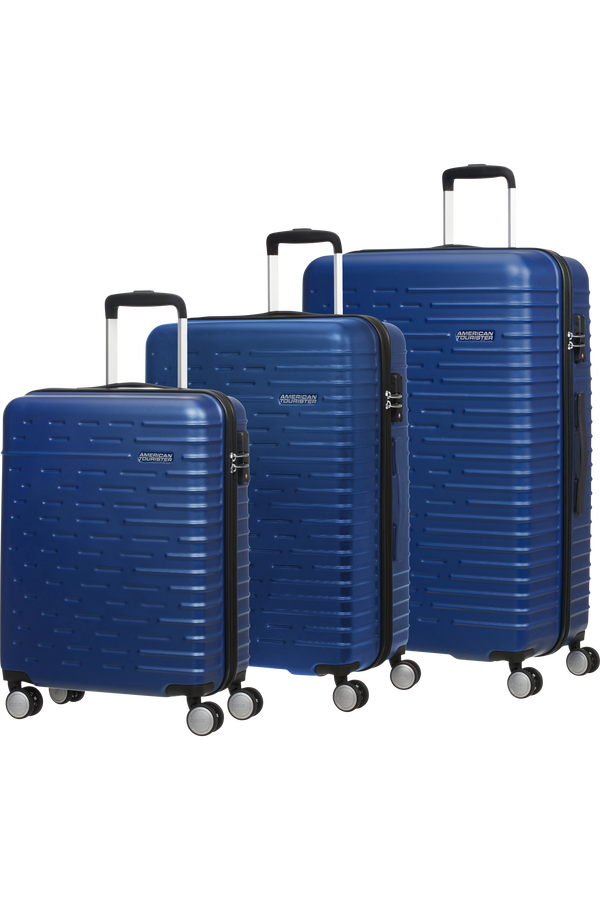 American Tourister Hyperdash 3 PC Set A  Bleu marine fonc&eacute;