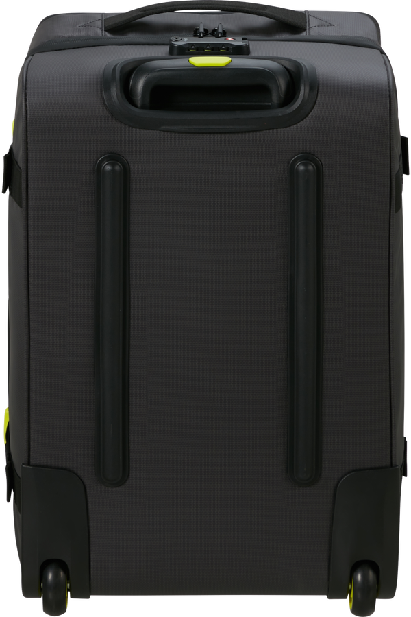 American Tourister Urban Track Duffle with Wheels Coated S  Black/Lime