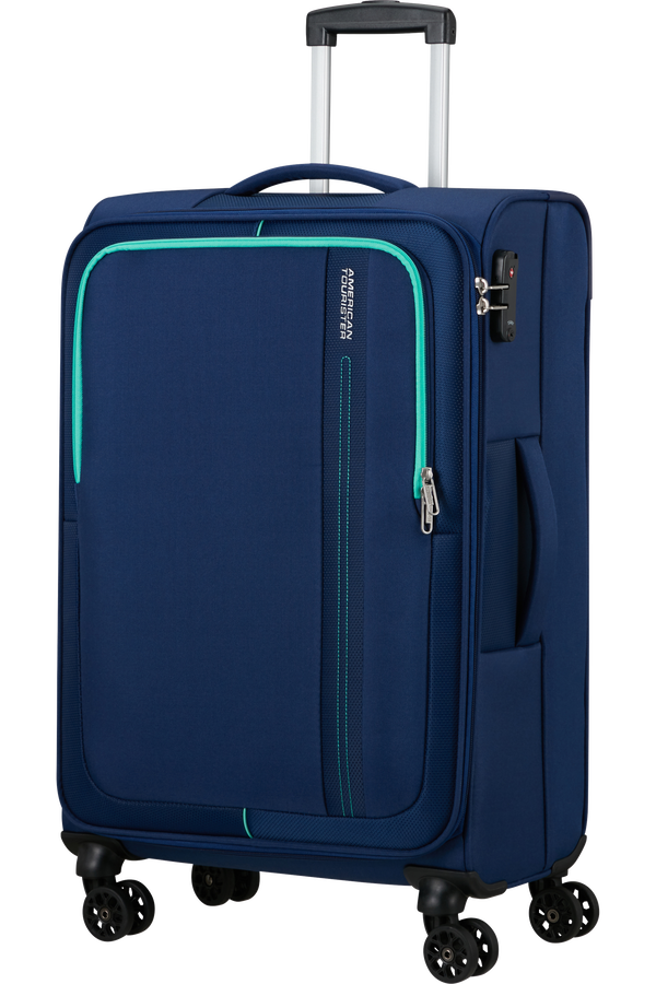 American Tourister Sea Seeker Spinner 68/25 Tsa 68cm  Combat Navy
