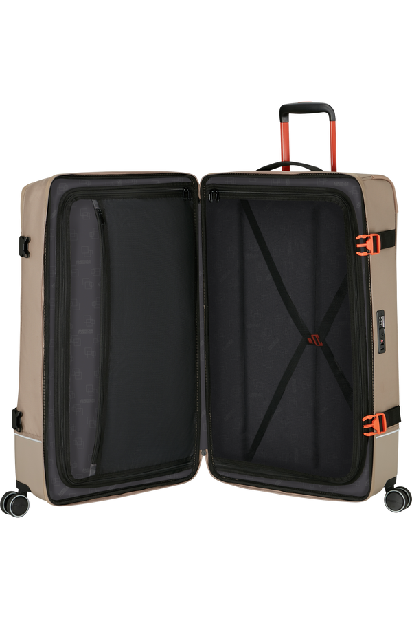 American Tourister Urban Track Spinner L TSA Coated 79cm  Beige/Orange