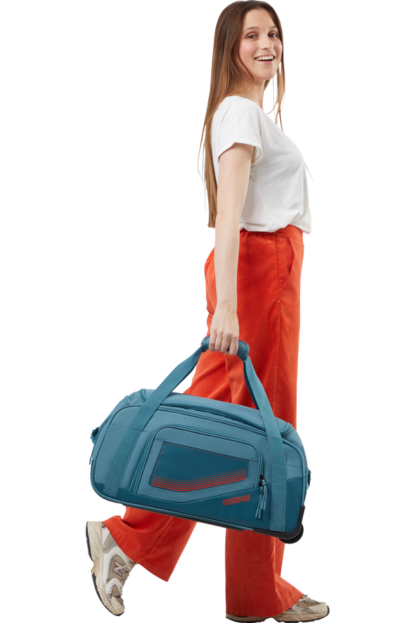 American Tourister City Racer Duffle with wheels S  P&eacute;trole