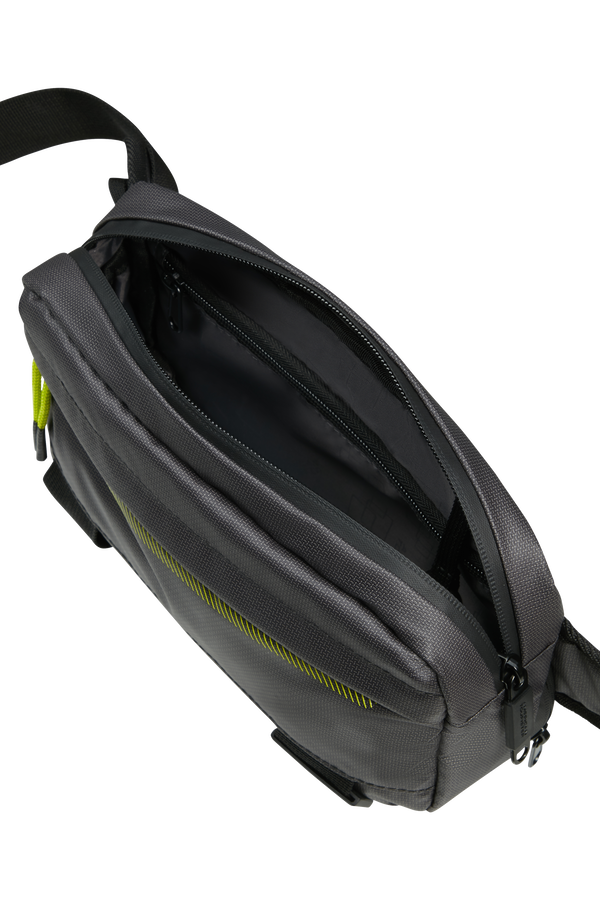 American Tourister Urban Track Sling Bag Coated  Black/Lime